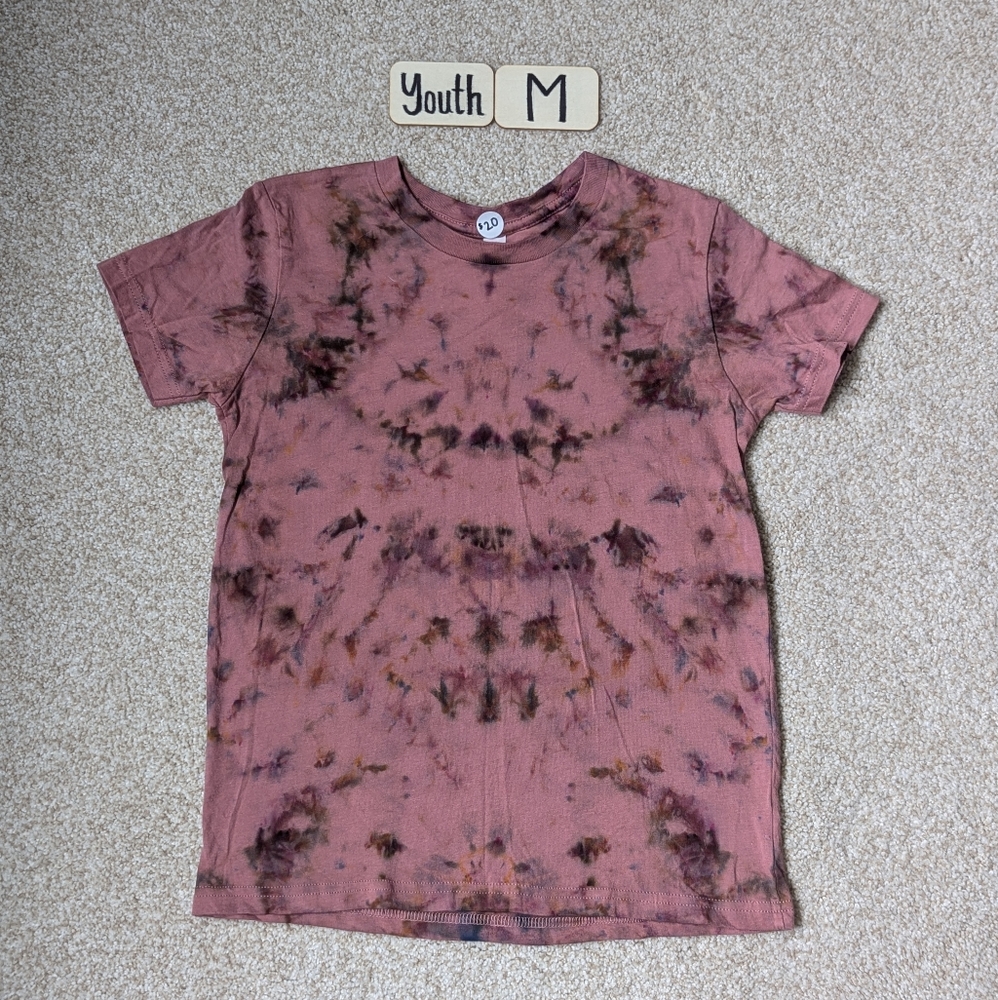 New Tiedye Unisex Youth Short Sleeve Shirt